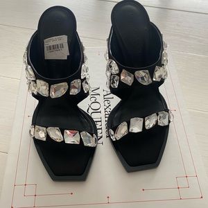 Alexander McQueen crystal heels